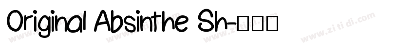 Original Absinthe Sh字体转换